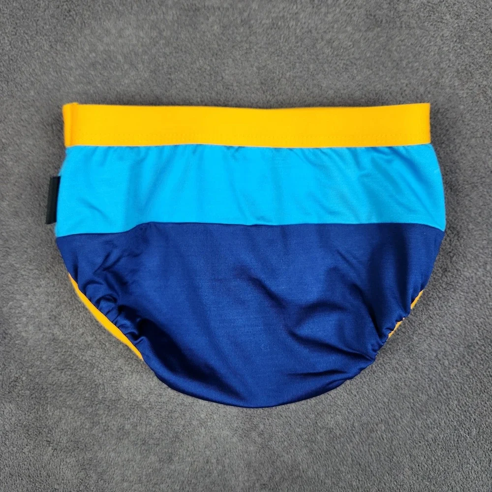 Patagonia Swim Bottoms Baby 3-6M Blue Yellow Colorblock Diaper Cover 61285